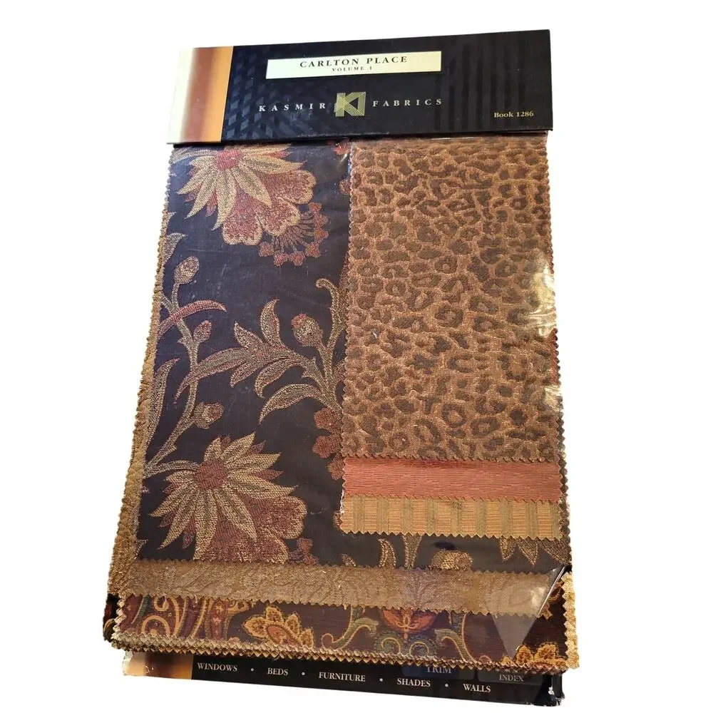 Fabric Sample Book Kasmir Fabric Prints Woven Solid Colors Quilting Multicolor